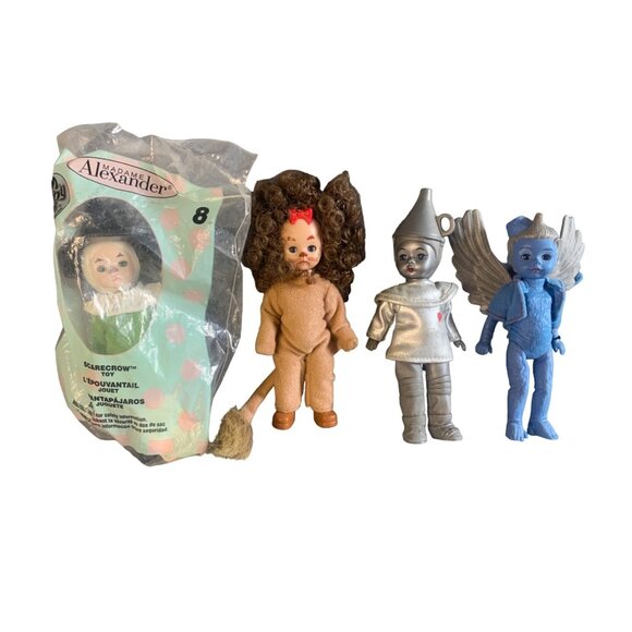 Madame Alexander Wizard of Oz Tin Man Cowardly Lion Flying Monkey Scarecrow doll - Picture 1 of 11